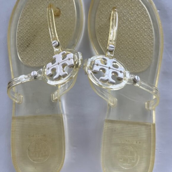 Tory Burch  Mini Miller Jelly Thong Sandals Sz 8 Dustbag - Picture 4 of 16